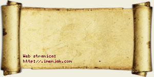 Mia Balzamović vizit kartica